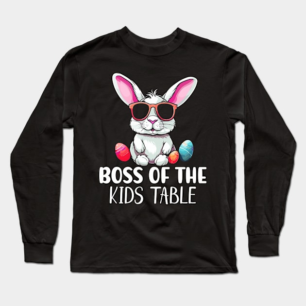 Boss of the kids table Long Sleeve T-Shirt by RusticVintager